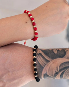 Pulsera Pareja Black & Red