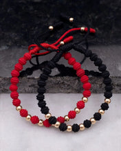 Cargar imagen en el visor de la galería, Pulsera Pareja Black &amp; Red
