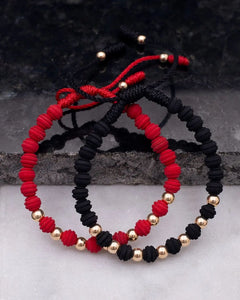 Pulsera Pareja Black & Red