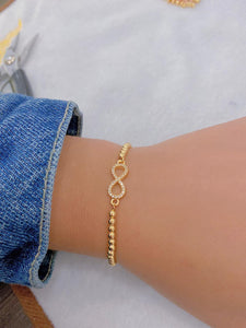 Pulsera Infinito Golden