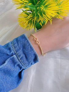 Pulsera Infinito Golden